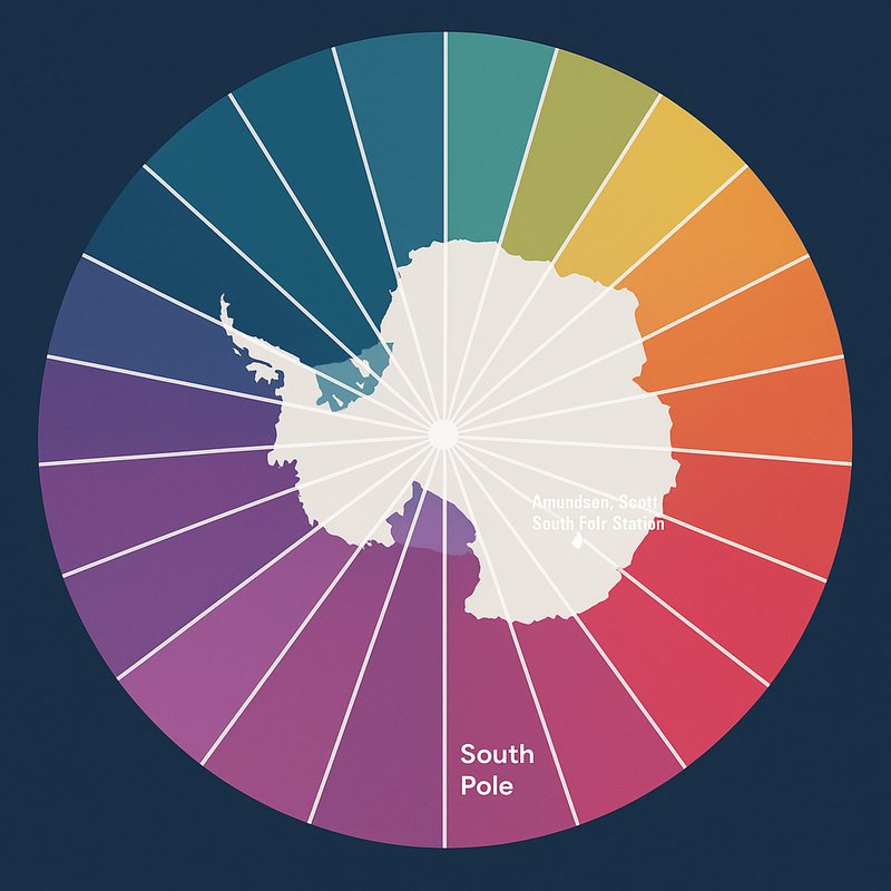 The South Pole's Time Zones