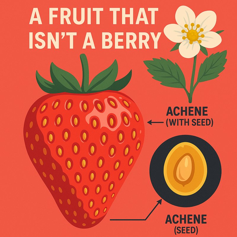 The Strawberry: A Fruit That Isn't a Berry