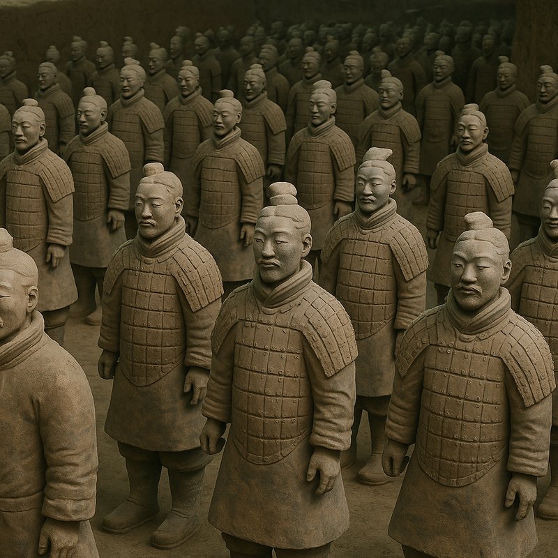 The Terracotta Army of Qin Shi Huang