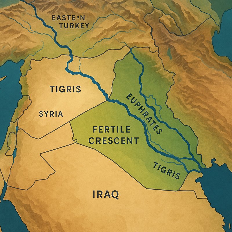 The Tigris and Euphrates: The Fertile Crescent