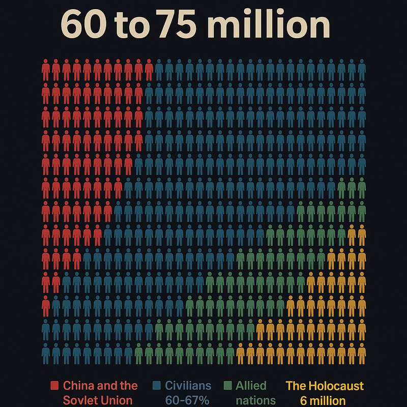 The Total Death Toll of WWII