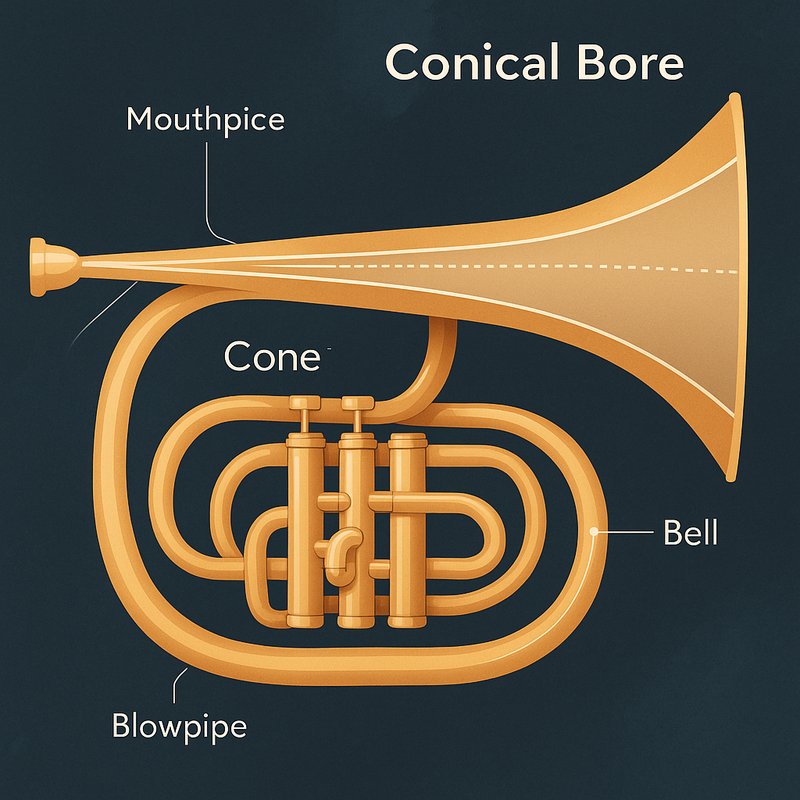 The Tuba's Conical Bore