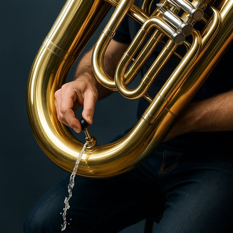 The Tuba’s Water Drainage