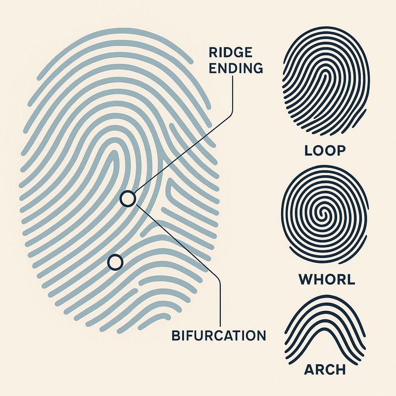 The Unique Patterns of Fingerprints