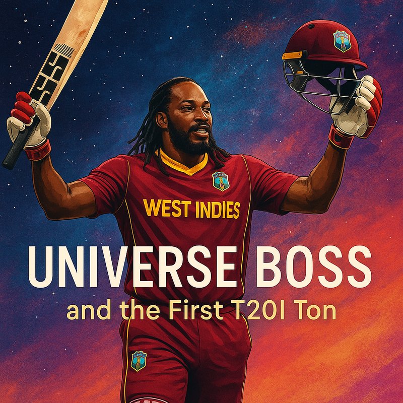 The 'Universe Boss' and the First T20I Ton
