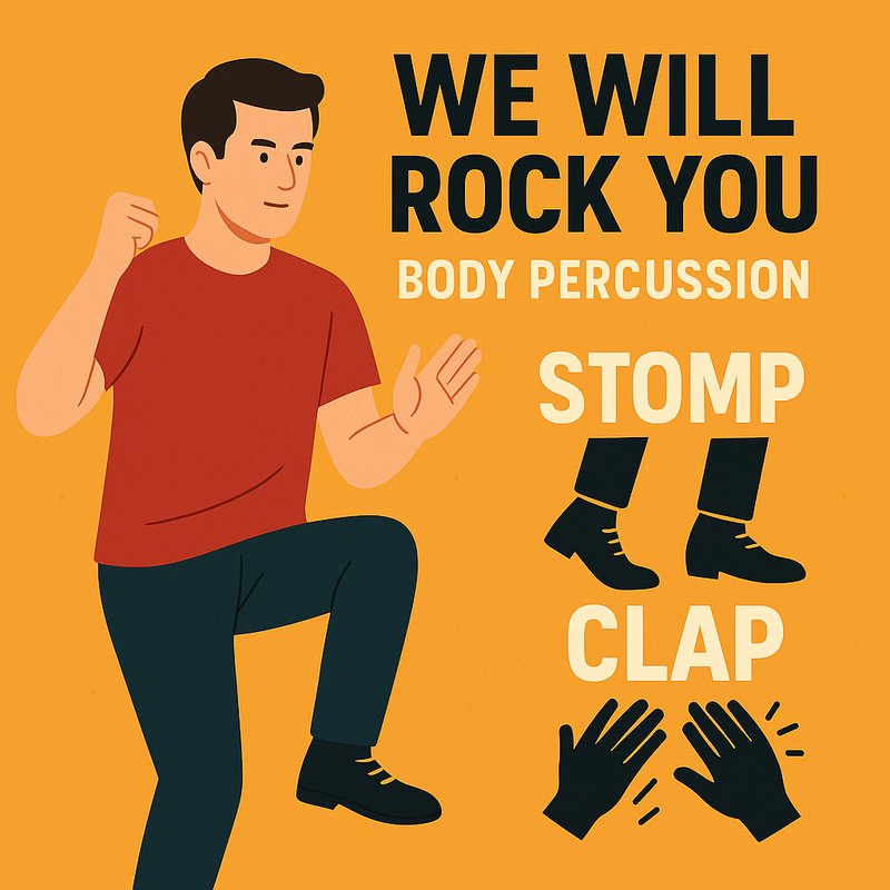 The 'We Will Rock You' Body Percussion