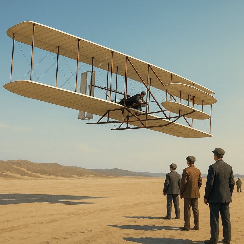 The Wright Brothers' First Flight