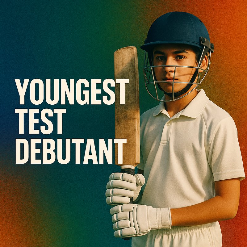 The Youngest Test Debutant