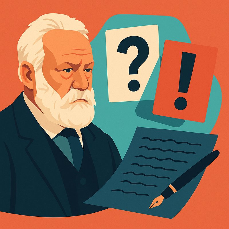 Victor Hugo and the Shortest Correspondence