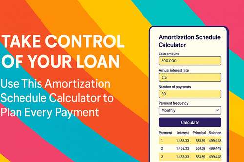 Amortization Schedule Calculator