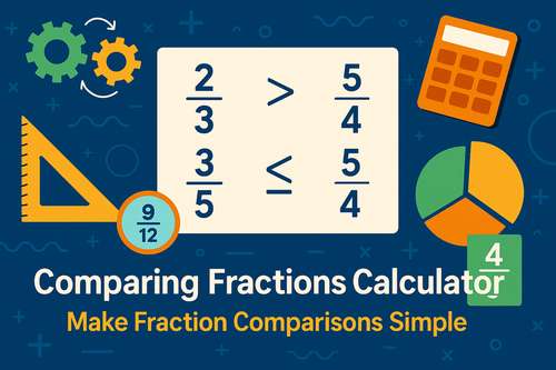 Comparing Fractions Calculator: Make Fraction Comparisons Simple