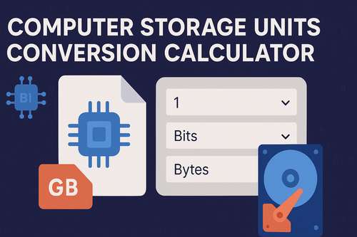 Computer Storage Units Conversion Calculator