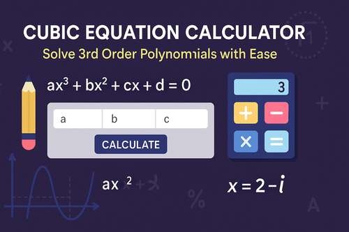 Cubic Equation Calculator