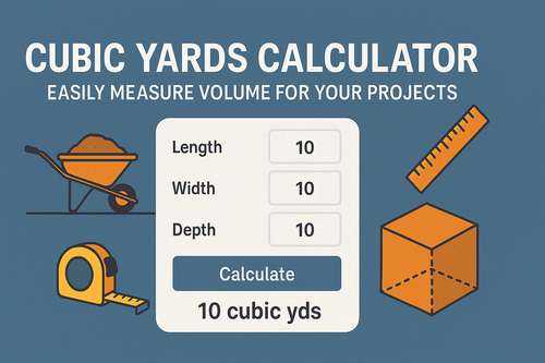 Cubic Yards Calculator