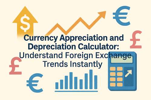 Currency Appreciation and Depreciation Calculator