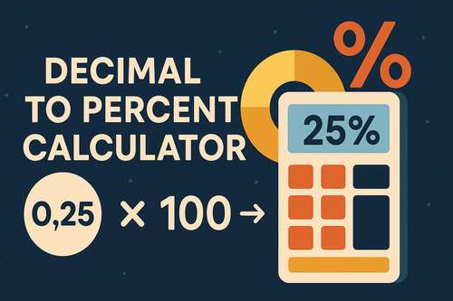 Decimal to Percent Calculator