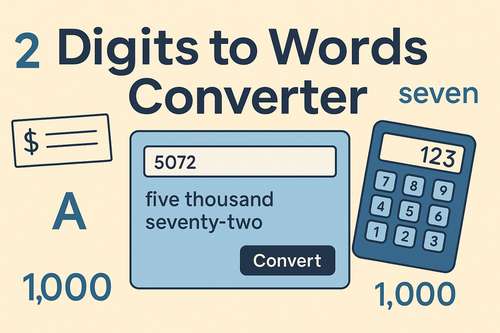 Digits to Words Converter