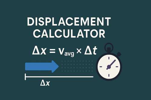 Displacement as a Function of Average Velocity and Time