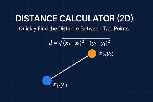 Distance Calculator (2D)