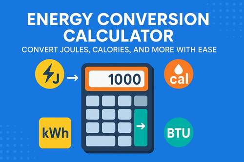 Energy Conversion Calculator