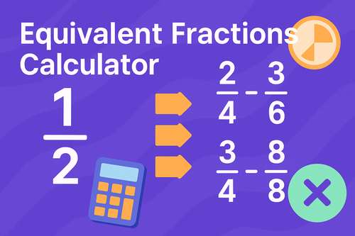Equivalent Fractions Calculator