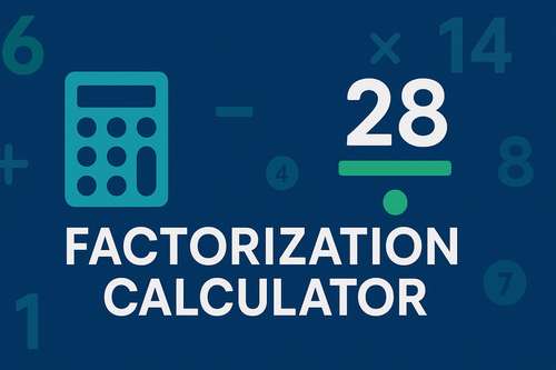 Factorization Calculator