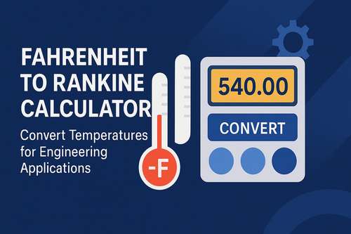 Fahrenheit to Rankine Calculator