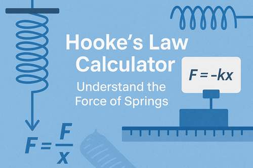 Hookes Law Calculator
