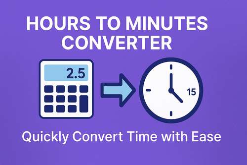 Hours to Minutes Converter