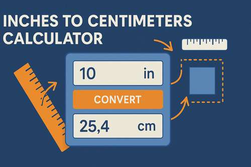 Inches to Centimeters Calculator