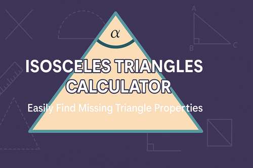 Isosceles Triangles Calculator