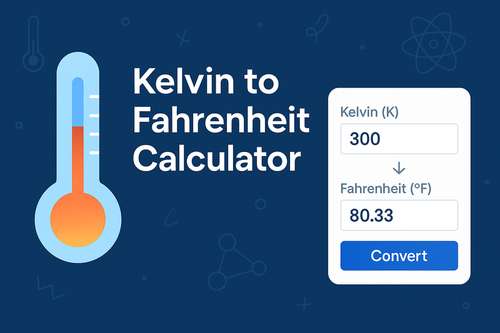 Kelvin to Fahrenheit Calculator