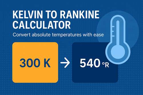 Kelvin to Rankine Calculator