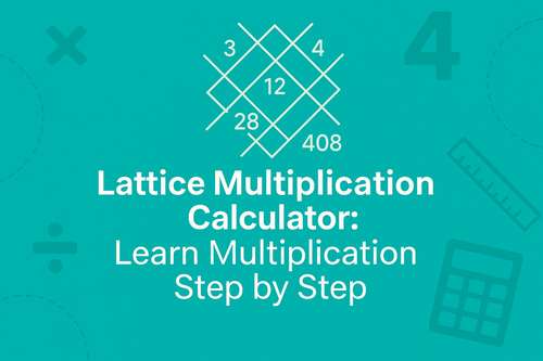 Lattice Multiplication Calculator