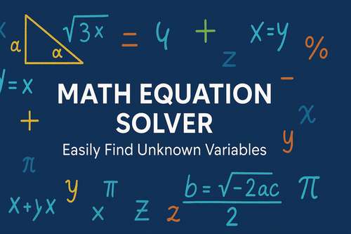 Math Equation Solver