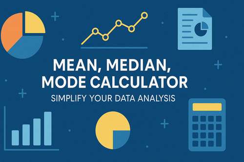 Mean, Median, Mode Calculator