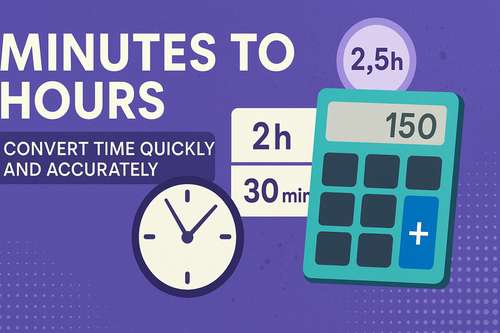 Minutes to Hours Calculator