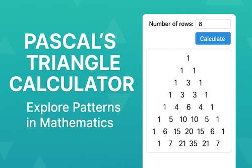 Pascal's Triangle Calculator