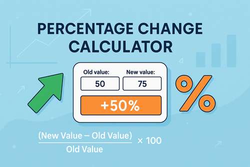 Percentage Change Calculator