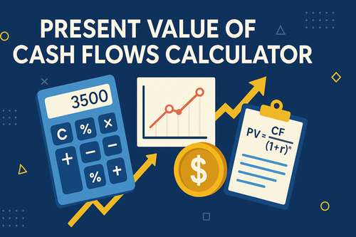 Present Value of Cash Flows Calculator