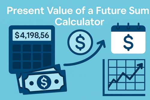 Present Value of a Future Sum Calculator