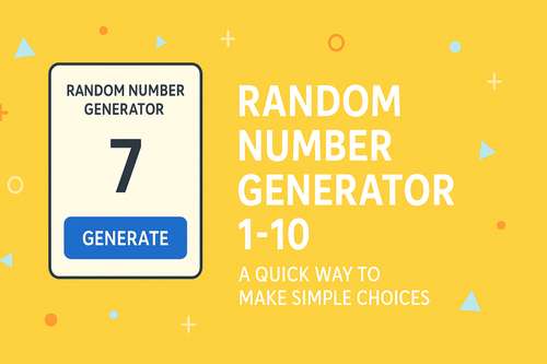 Random Number Generator 1-10