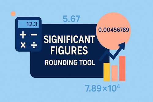 Significant Figures Rounding Tool