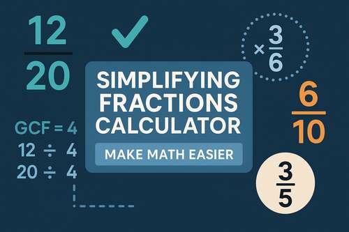Simplifying Fractions Calculator