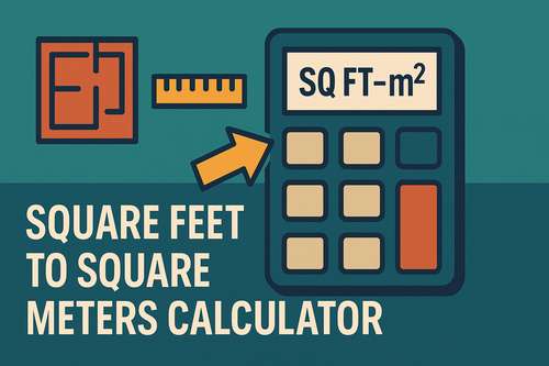 Square Feet to Square Meters Calculator