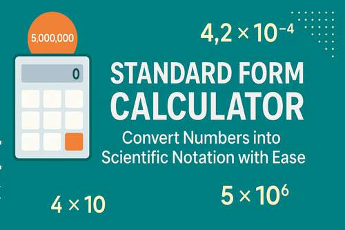 Standard Form Calculator