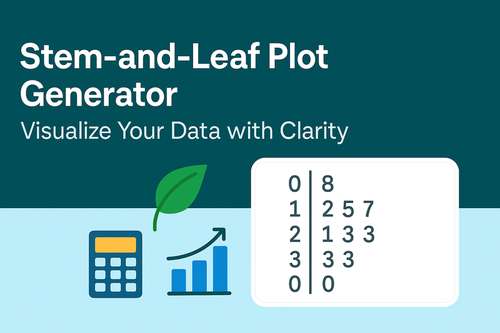Stem-and-Leaf Plot Generator