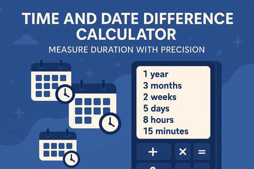 Time and Date Difference Calculator