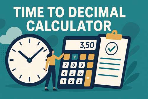Time to Decimal Calculator