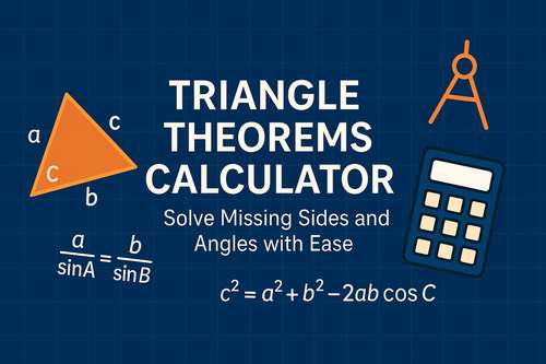 Triangle Theorems Calculator